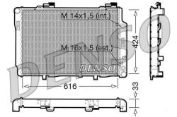 Радиатор охлажд. ME C 180/200/220 AC A/T drm17071