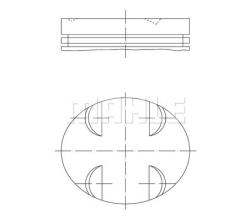 Поршень в комплекте 0052400