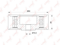 Ролик ремня ГРМ VAG 1.2TDI-2.0TDI 08- YD506349