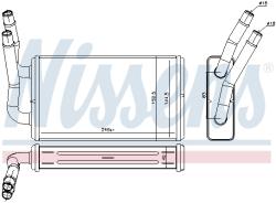 Радиатор отопителя FORD TRANSIT 2.2TD-3.2TD 06- 71778