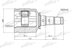ШРУС PCV1437