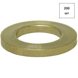 Шайба D16.0 DIN125 (латунь) 200шт FORTLUFT sts016136