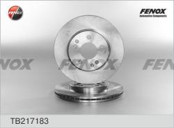 Диск тормозной MERCEDES W201 2.3/2.5/W124 200-300 передний D 284мм. TB217183