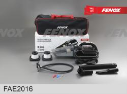 FAE2016 Пылесос-компрессор с фонарем и монометром 12В 10А 120Вт 20л.мин 40*7*13.5см