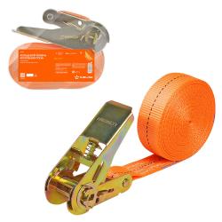 Ремень крепления груза с храповиком, кольцевой 1 т, 10 м (AST51)