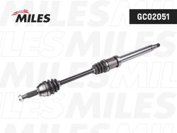 GC02051 Привод в сборе FORD FIESTA V/FUSION 1.0-1.6TDCI 01- прав. +ABS