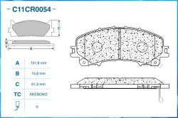 Колодки передние C11CR0054