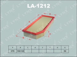 Фильтр воздушный MB W203/W210/W463/W163 2.2D/2.7D/3.2D LA-1212