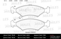 Колодки тормозные KIA SEPHIA/SHUMA 1.5-1.8 95- передние SemiMetallic E100434