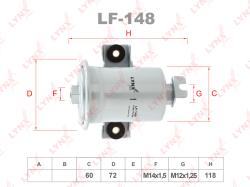 Фильтр топливный TOYOTA COROLLA 1.3-1.6 92-99/STARLET 1.3 96-99 lf-148