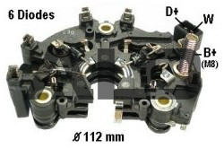 Диодный мост генератора MB, BMW, VW GOLF III, VENTO, SEAT TOLEDO, SKODA FELICIA XBR11201