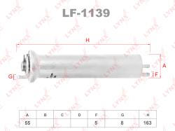 Фильтр топливный BMW 5 (E39) 520-540I 96-03 / 7 (E38) 735-740I 96-01 / X5 (E53) 3.0-4.6I 00-06 lf-1139