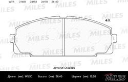 E400355 Колодки тормозные TOYOTA HIACE 2.0-2.7 84- передние LowMetallic