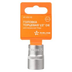 Головка торцевая 1/2" шестигранная 17мм, пласт.подвес (AT-S12-10)