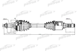 PDS5528 Полуось