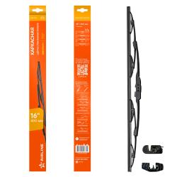 Щетка стеклоочистителя каркас 400мм (16") 2 адаптера (AWB-K-410)