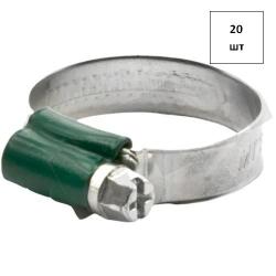 Хомут червячный MEGA INDUSTRIE 8-12 мм/ 9,7 мм/ W1 20шт FORTLUFT sts032078