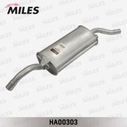 HA00303 Глушитель VW GOLF 1.0/1.3/1.6 85-92 алюминизированный