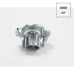 Гайка врезная М 6х9 DIN 1624 оц. 4000шт FORTLUFT sts019313