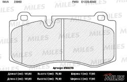 E100270 Колодки тормозные MERCEDES W221/W211/C219/C216/R230 передние SemiMetallic