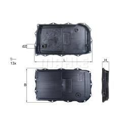 Фильтр гидравлический BMW 1 2 3 4 5 6 7 hx184kit