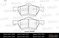 E400406 Колодки тормозные FORD MAVERICK/MAZDA TRIBUTE 2.4-3.0 04- передние LowMetallic