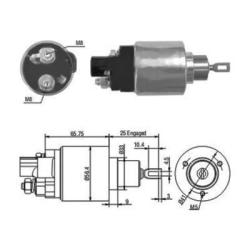 Реле втягивающее Toyota Corolla (E11)   Avensis (T22) 1.6 1.8 46070