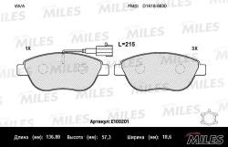 E100201 Колодки тормозные OPEL CORSA D CDTi 06- передние SemiMetallic