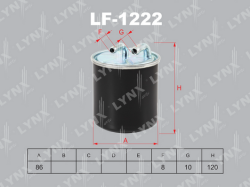 Фильтр топливный MB W211/203/639 CDI LF-1222