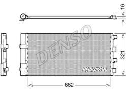 Конденсер кондиционера DACIA DUSTER dcn37003
