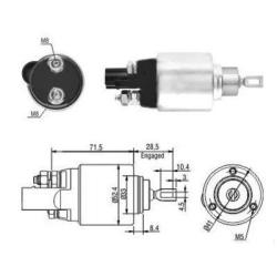 Реле втягивающее Audi A3 (8P1)  VW Golf V 1.9 2.0 TDI 46181
