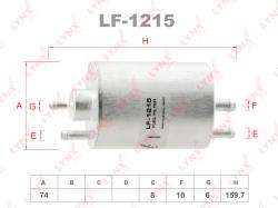 Фильтр топливный CHRYSLER CROSSFIRE 3.2 03-08 MERCEDES-BENZ C180-C55(W202-W203) 97-08 / CLC160-200( lf-1215