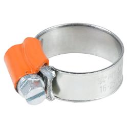 Хомут 16-25/11,7мм, червячный PRO, усиленный, W1(оцинк.), 1 шт. (AHC-S-07)