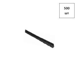 Клин пластиковый монтажный, RAL9005 черный, 7878 500шт FORTLUFT sts031838