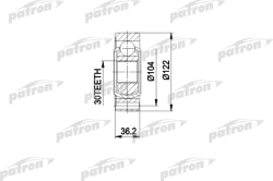 ШРУС PCV3540