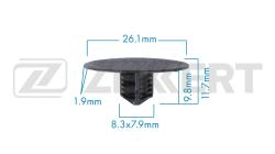 Клипса крепёжная Mitsubishi (миним. кол-во заказа 10 шт) be-3567