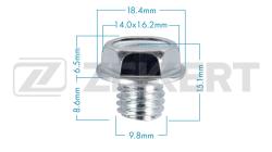 Пробка сливная Mitsubishi Suzuki Toyota be-3574