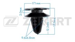 Клипса крепёжная General Motors (миним. кол-во заказа 10 шт) be-2193