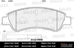 Колодки тормозные CITROEN JUMPER/FIAT DUCATO/PEUGEOT BOXER 06- зад. SemiMetallic E110090