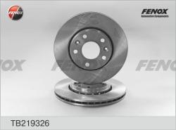 Диск тормозной RENAULT DUSTER 11-/FLUENCE 10-/MEGANE 08- передний вент.D 280мм. TB219326