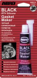 ABRO Герметик силиконовый черный 42,5гр США 12-AB-42-R
