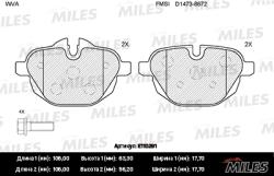 E110291 Колодки тормозные BMW 5 F10/F11/X3 F25/Z4 E89 2.0-3.0 10- задние SemiMetallic