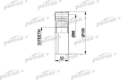 ШРУС PCV3012