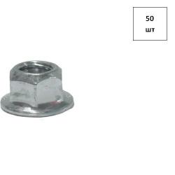 Гайка с фланцем М 16 * 8.0 DIN 6927 (высок.,контроовал) оц. 50шт FORTLUFT sts026947