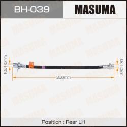 Шланг тормозной задний L BH-039