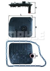 Фильтр АКПП FORD FOCUS 2 с прокладкой HX153D
