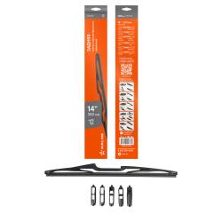 Щетка стеклооч задняя универс каркас 350мм (14") 5 адаптеров (AWB-RK-350)