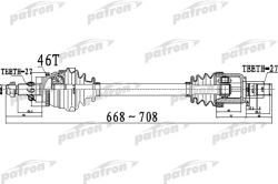 PDS0498 Полуось