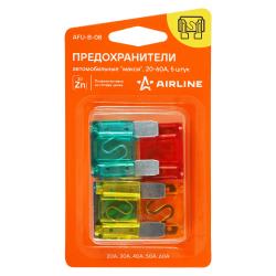 Предохранители "макси" в блистере (5 шт. 20-60A) (AFU-B-08)