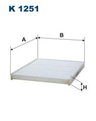 Фильтр салона FORD FIESTA 08- K 1251